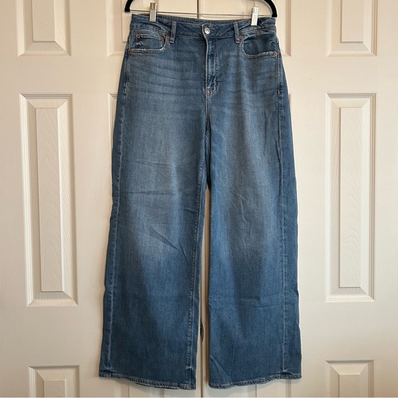 American Eagle Outfitters Blue Flare & Wide Leg Jeans - Picture 5 of 10
